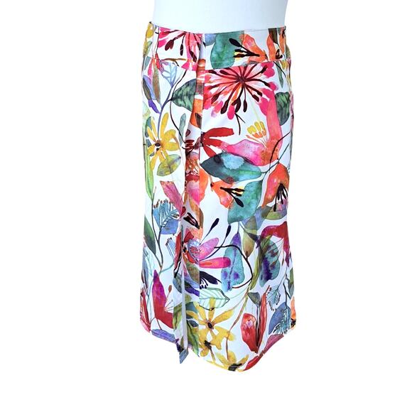 RipSkirt Hawaii Wrap Mini Skirt Small Length 2 Wildflower Watercolor Travel Beac - Picture 2 of 8